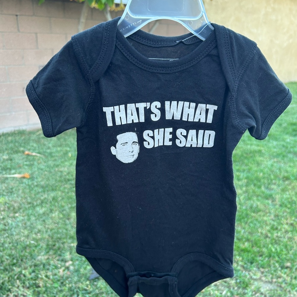 The Office x Box lunch 12 months bodysuit New